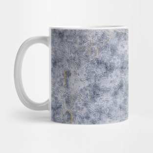 White Abstract Painting Mug